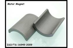 China Customized IATF 16949 Ferrite Segment Magnet Wiper Ferrite Motor Magnets supplier