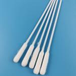 Biodegradable White Long Cylinder Cotton Swab Hygienic Cotton Bud Swab For Cosmetic for sale