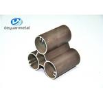 Powder Coating Black Aluminium Profile , 6063-T5 Aluminium Decorative Profiles for sale