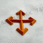 3D Silicone Custom Heat Transfer Labels Anti Slip Free Design for sale