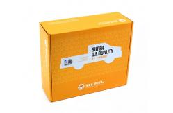 China CMYK Auto Parts Packaging Box Paper Varnishing Orange Custom LOGO BSCI supplier
