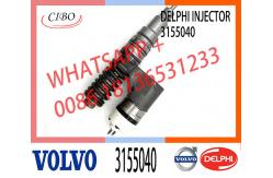 China Injector BEBE4B12001 BEBE4B12004 3155040 8113409 For VOL FH12 D12 engine supplier