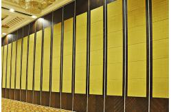 China Acoustic Wooden Sliding Partition Walls For Function Room / Exhibition Hall supplier