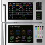 Removable Weekly Monthly Whiteboard Magnetic Calendar Planner Set Reusable A5 A3