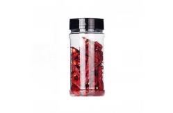 China Cylinder 200ml Clear Plastic Jars For Spice Kitchen Organizer supplier