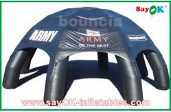 China Customized Large Inflatable Camping Tent , Oxford cloth / pvc tarpaulin Cube Tent supplier