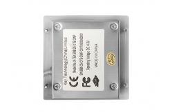 China Waterproof IP65 Stainless Steel Trackball Top Panel Mounting Wired Trackball Mouse supplier