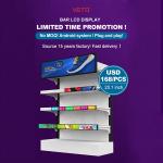 Indoor Advertising Stretched LCD Screen For Retail Store Shelves Edge for sale