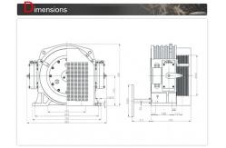 China Traction Elevator Components / Gearless Traction Machine For Lift supplier