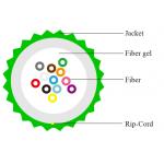 12 Core GCYFY 12B1.3 Single Mode G652D Fiber Optic Duct Laying Cable for Outdoor Duct Installation for sale