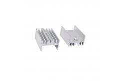 China Triode Pcb Chip Board Electronic Heat Sink Aluminum Profiles For Mos Tubes supplier