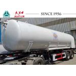 Vacuum Insulation 20000L LCO2 Tanker Trailer / Storage Tanker Spring Suspension for sale