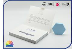 China 4c Printed Book Shaped Paper Box With EVA Foam Pen Present Package supplier