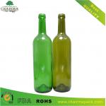 750ml Emerald Green & Anti-green Glass Bottle for Red Wine for sale