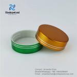 Colorful Aluminum Plastic Lids For Cosmetic Bottle Cap Shiny Screw Cover for sale