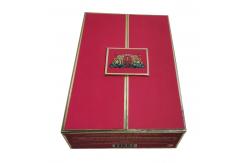 China Pink Cardboard Packaging Boxes Containers With Superimposed Foam Insert Accessory supplier