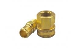 China NBR Male End Connections Straight Through Coupler supplier