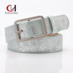 Shiny PU Alloy Buckle Ladies Leather Belt Jeans Clothing Accessories for sale
