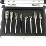 Cone Head Tungsten Carbide Burr Set Sliver Power Carving Bits For Wood for sale