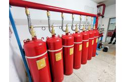 China 120L Fm200 Gas Flooding System Extinguisher Agent For Valuable Instrument Room supplier
