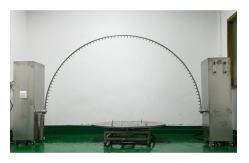 China Oscillating Tube Waterproof Ip Testing Equipment IPX3 IPX4  IEC60529 supplier