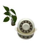8.5'' Housewares Flower Melamine Bowl Lid Dinnerware Durable for sale
