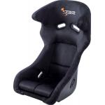 Fiber Glass Reclining Racing Seats Black Leather Racing Seats Adr Certified for sale