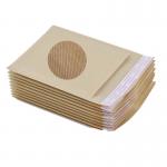 100% Kraft Paper Courier Delivery Bag Honeycomb Paper Cushion Mailer for sale