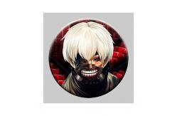 China Custom 3d Pins 58mm Lenticular Anime Button 3d Badge supplier