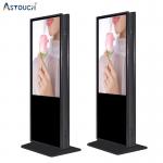 Totem Floor Standing Digital Signage Monitor 65 Inch Pcap Touch for sale
