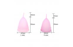 China China Factory Custom FDA  100% Medical Silicone Eco Friendly Menstrual Cup supplier