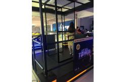China Black Interactive Virtual Reality , Gun Virtual Reality Shooting Simulator supplier
