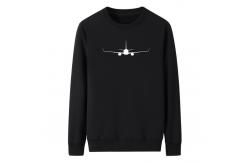 China flat stitching seem men cotton polyester crew plain pullover thermal sweatshirts supplier