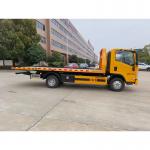 Tow Truck Wrecker With 5T Towing Tonnage And Diesel Fuel Flatbed Towing Equipment