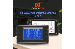 China LCD Display 100A Digital Ammeter Voltmeter Power With Split CT CE FCC supplier