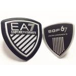 Logo Printable Fabric Iron On Patches , Heat Transfer TPU Custom Shoulder Patches