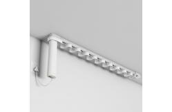 China Alexa 50m S Wave Curtains Double Track Ceiling supplier
