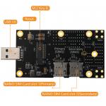 NGFF(M.2)  To USB 3.0 Adapter With Dual  NANO SIM Card Slot For 3G/4G/5G Module for sale