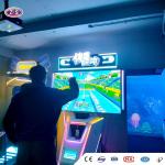 Unattended Coin Operated Motion Sensor Game Machine with Prize Lottery System