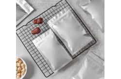 China Small Tea Zipper Foil Mylar Three Side Seal Bags Smell Proof Custom Printed supplier