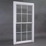 Customization PVC UPVC Window Grill Design Single Hung Window For Residential for sale