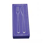 Varnishing Dinnerware Packaging Boxes Dinner Set Box For Fork Spoon