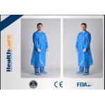 35-60G Polyethylene Disposable Isolation Gowns Yellow 110x193CM Gowns With Open Cuff for sale