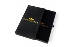 China Varnish Surface Finish Drawer Packaging Box For Black Ring Necklace Bracelet supplier