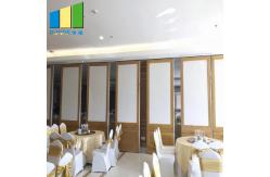 China Folding Wooden Operable Partition Wall Sound Proof Partition Door For Restaurant supplier