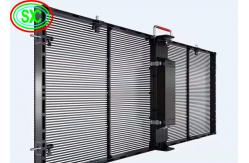 China Light Weight Aluminumn Frame SMD1921 Transparent LED Screen transparent led curtain display supplier