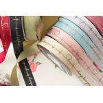 Xi Hua Mirror Bag Flower Heartbeat Ribbon Flower Shop Flower Arrangement Hot Stamping Threaded Ribbon Valentine's Day Bouquet Bag Packaging materials for sale