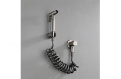 China New Design Handheld Toilet Bidet Spray Kit Bathroom Wall Mounted Brushed supplier