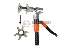 China Hydraulic Water Pipe Fitting Tools , Manual Plumbing Press Tool With Bending Handle supplier