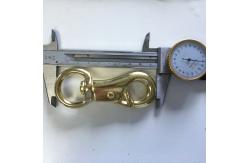 China Swivel Eye Brass Snap Hook Round Eye Bolt Snap Hook Tie Snap Hook supplier